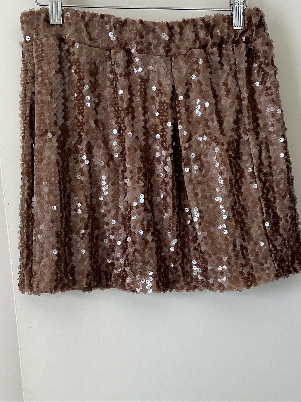 GONNA LUCY sequins caramelo color SKIRT BY ANIYE BY
